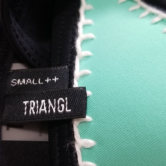 57T Aqua/teal Triangl bikini top 1 top select size - Picture 5 of 7